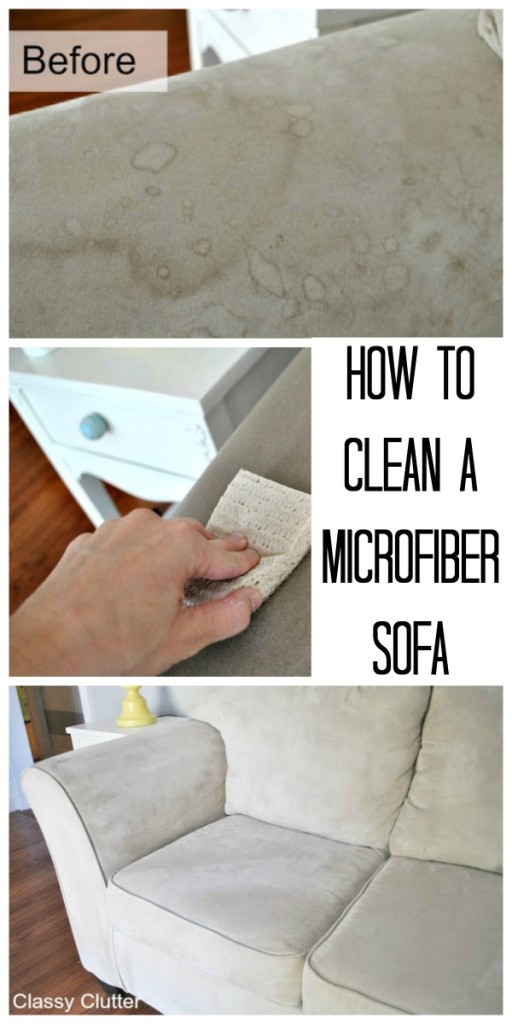How to clean microfiber with professional results - Classy Clutter