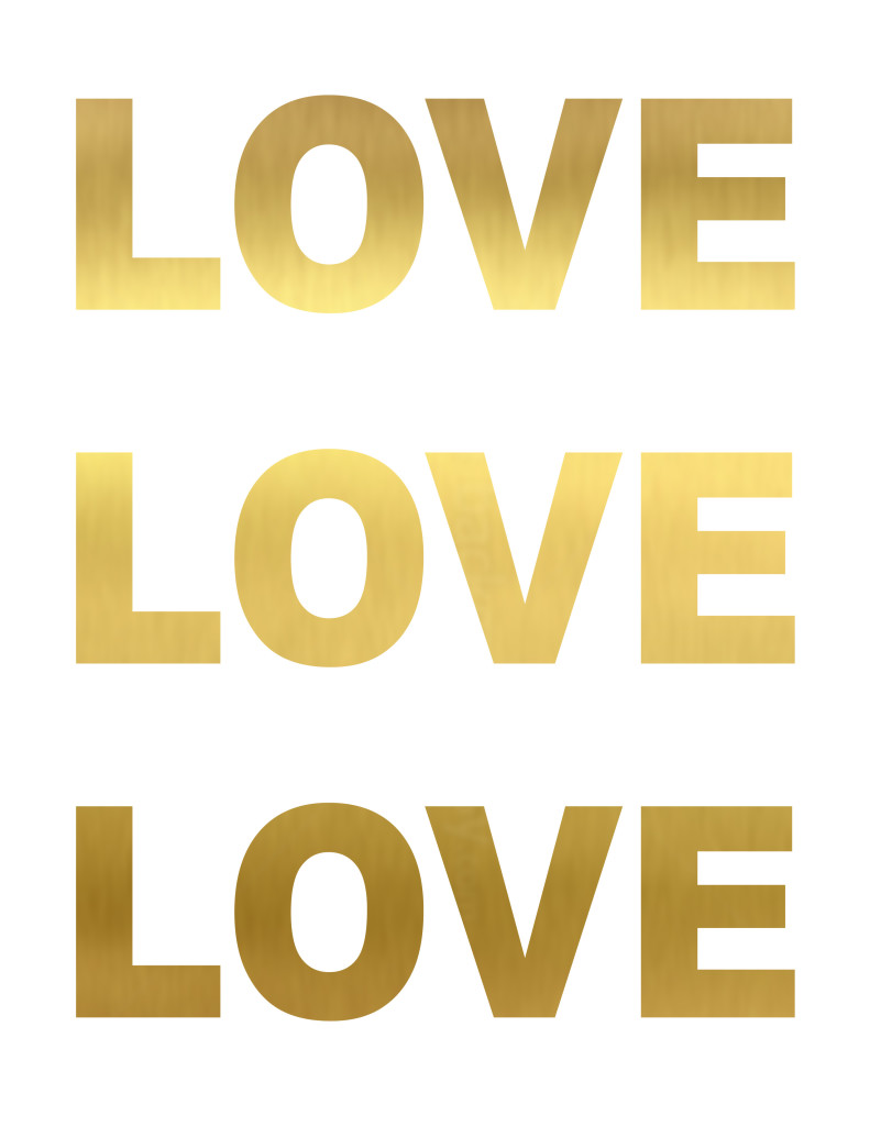 LOVE LOVE LOVE printable