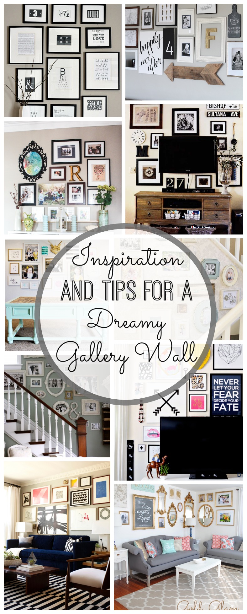 Gallery Wall Inspiration and Tips