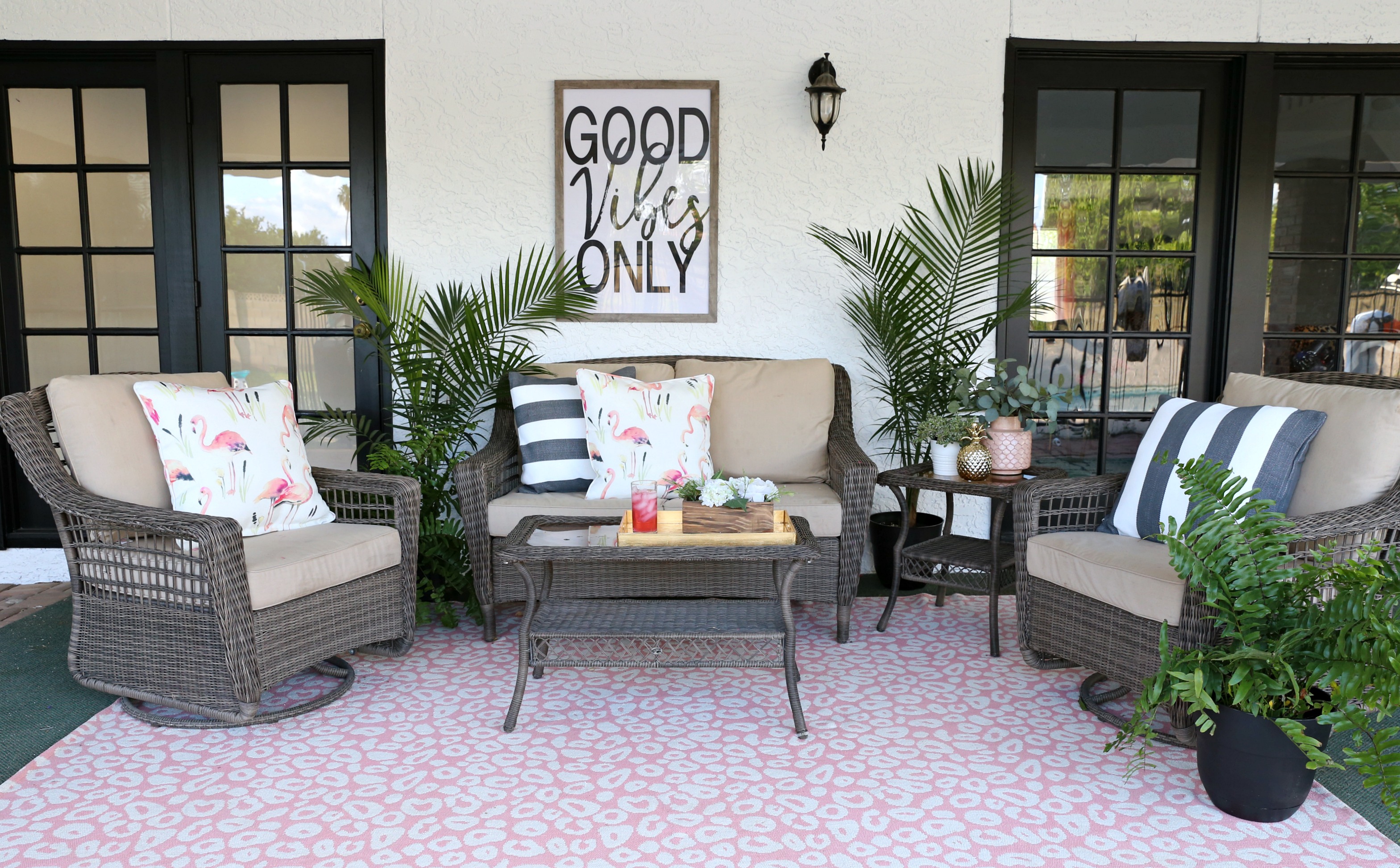 Palm Springs Inspired Patio Decor Classy Clutter